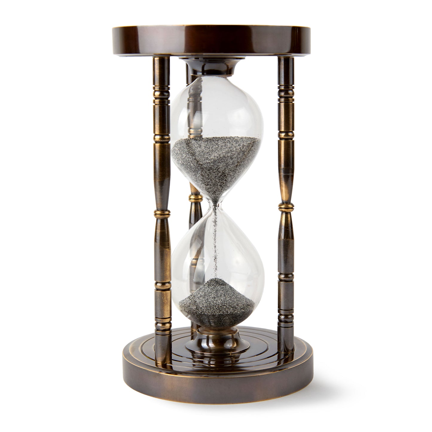 Antique-Style Sand Timer with Functional Compass – Perfect for Collectors & Gifting
