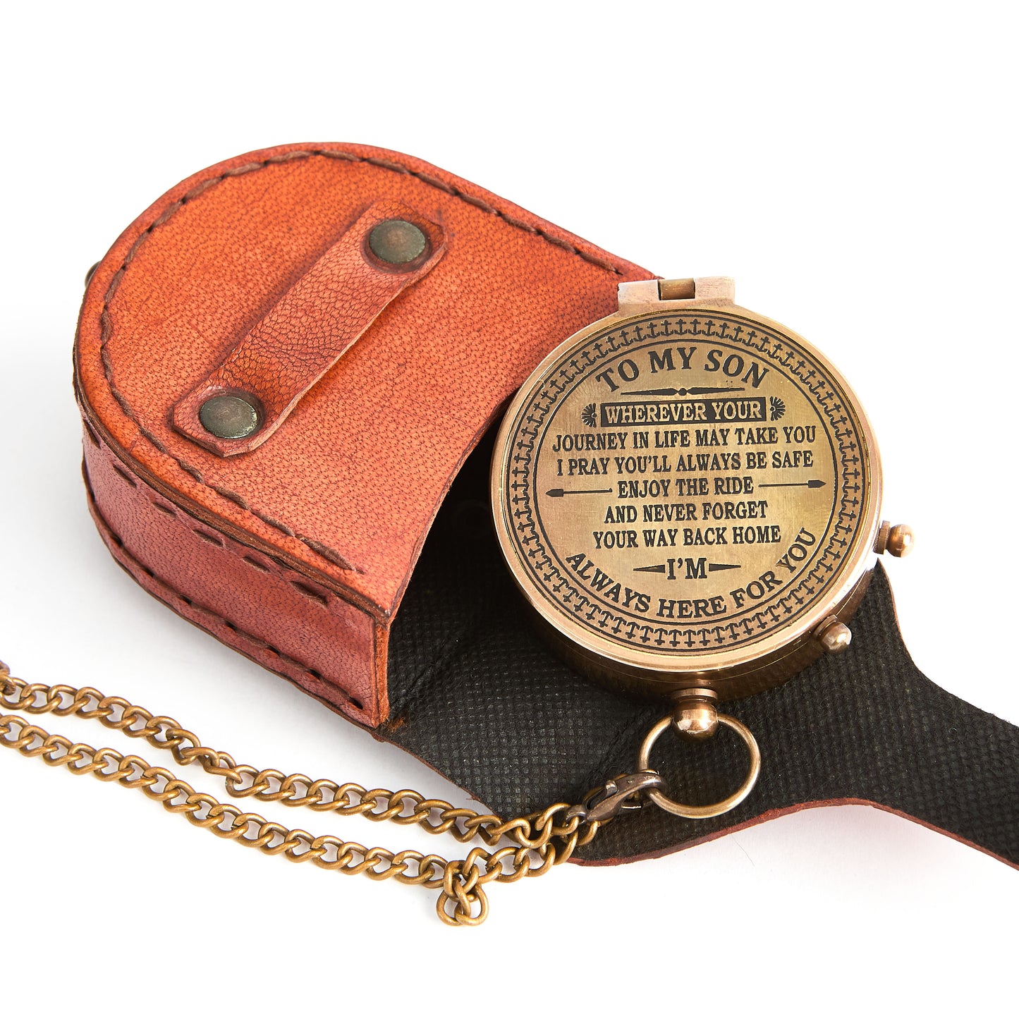 Pocket Compass Gift For Your Son.
