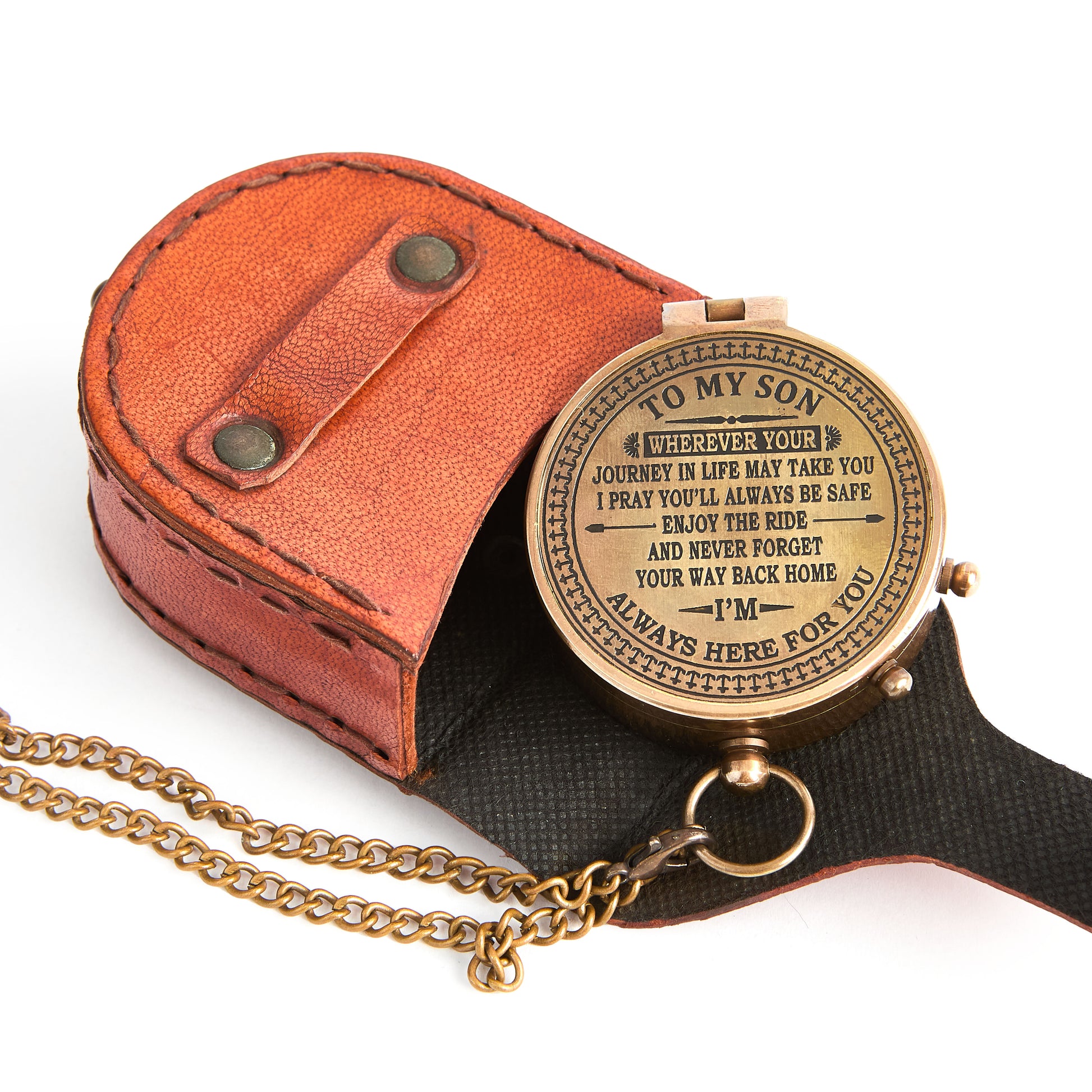 Pocket Compass Gift For Your Son.