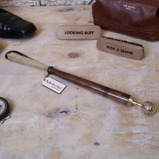 Kalanka Long Shoe Horn Wooden Brass Sports Ball Top 46cm