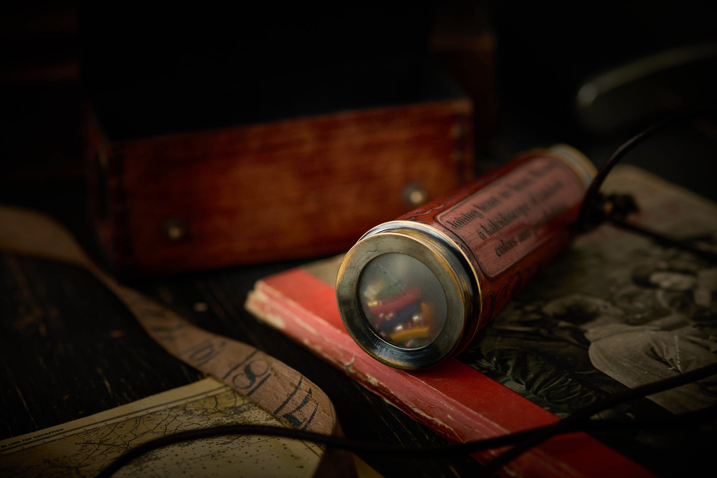 V.Empire Handmade Brass Kaleidoscope, Vintage Collection Replica Gift