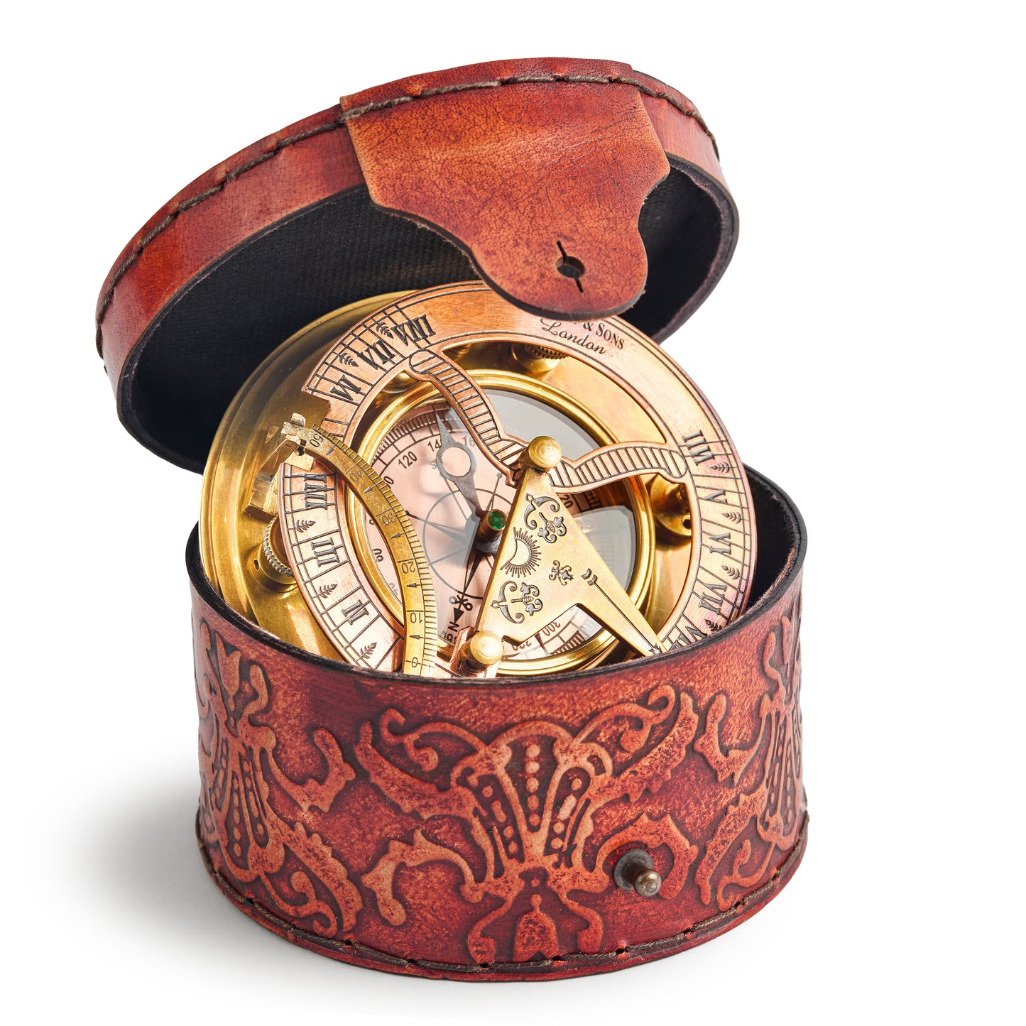 Sundial Compass In Gift Box, Perfect Anniversary Gift for Him/Her