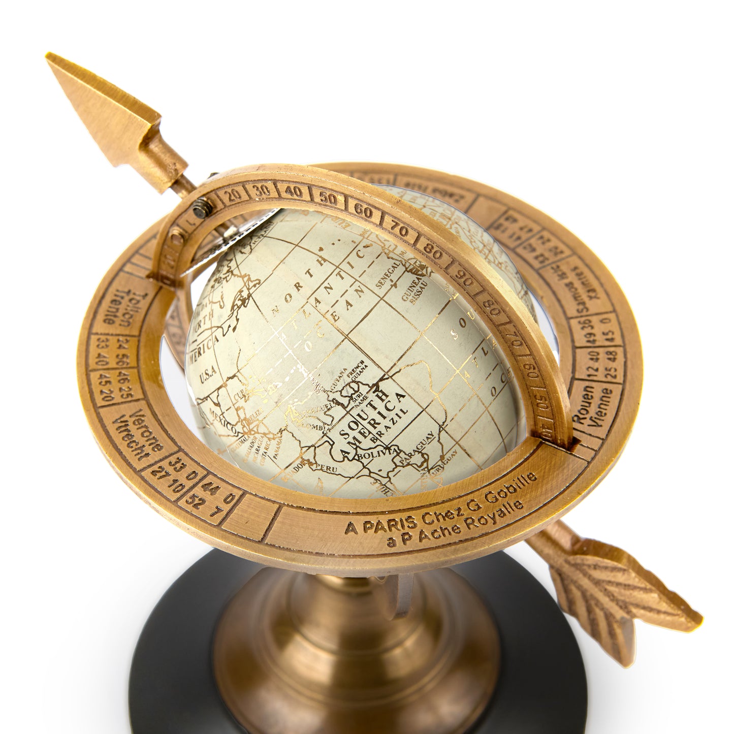 Vintage Style Globe for Desk or Bookshelf. Perfect gift for Adults