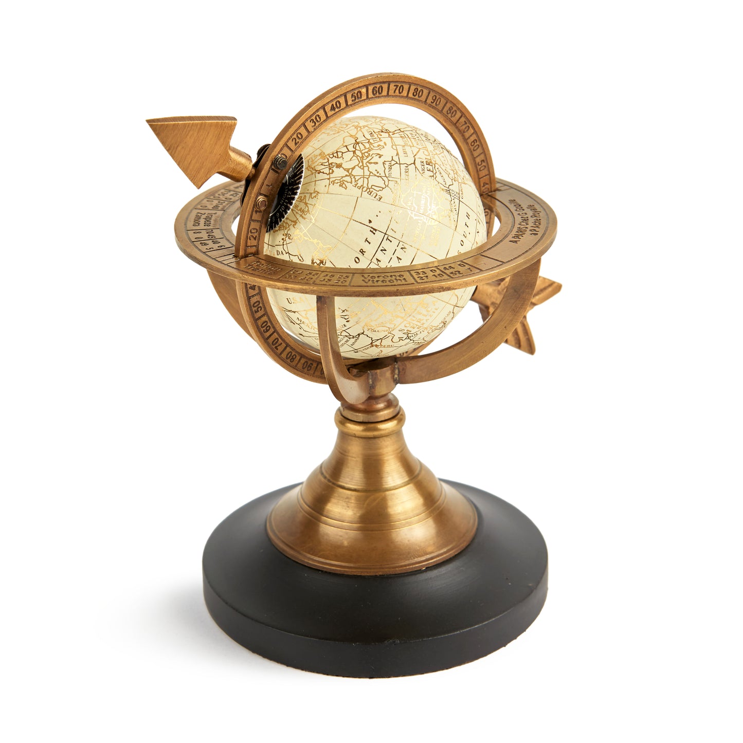 Vintage Style Globe for Desk or Bookshelf. Perfect gift for Adults