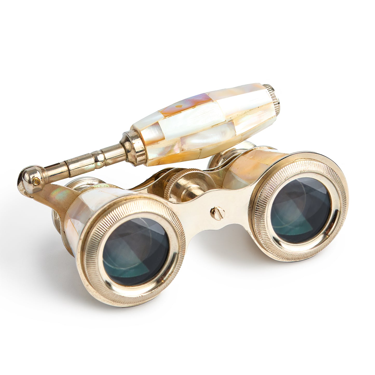 Victorian-Style Pearl Binoculars – Elegant Antique Replica for Collectors & Gift Lovers