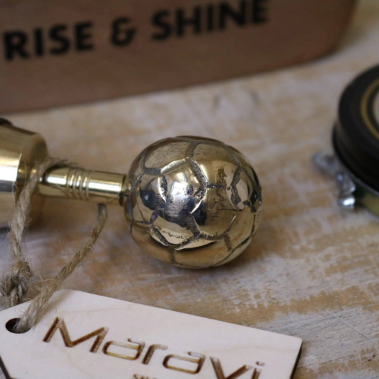 Kalanka Long Shoe Horn Wooden Brass Sports Ball Top 46cm