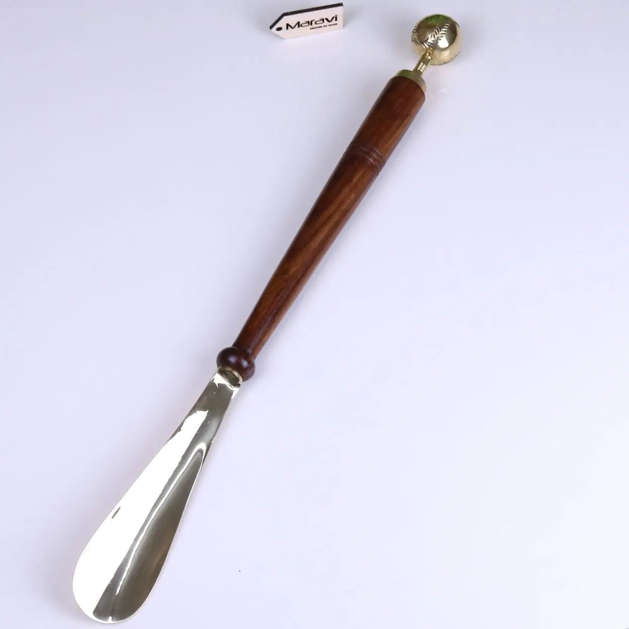 Kalanka Long Shoe Horn Wooden Brass Sports Ball Top 46cm